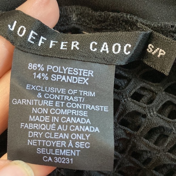 Joeffer Caoc Black Fishnet Coverup Dress - Picture 13 of 13